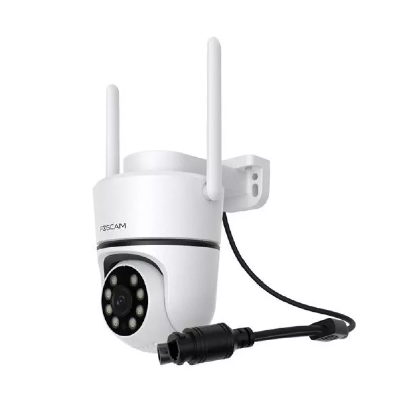Câmara IP Foscam PD5 5MP branca — câmara de vigilância para rede exterior e interior, resolução 5 MP