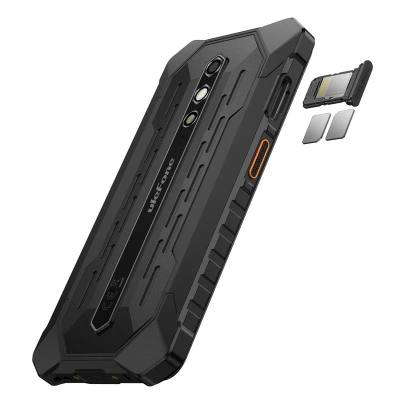 Smartphone robusto UleFone RugKing 2 Pro – 4 GB RAM, 128 GB armazenamento, preto