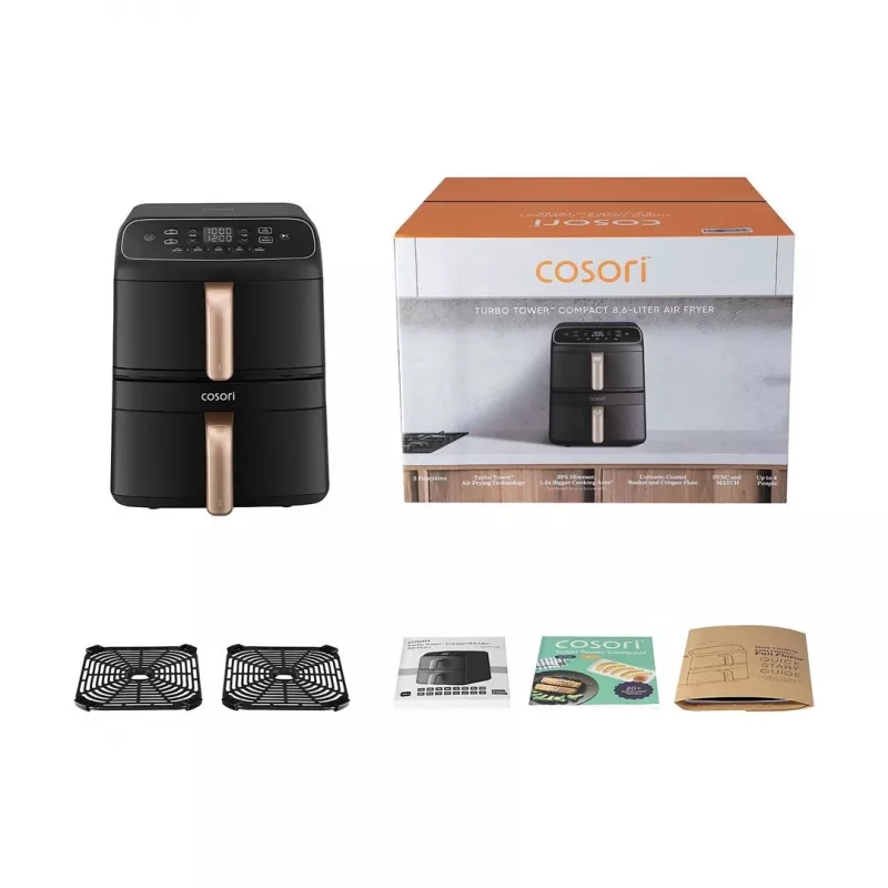 Fritadeira de ar quente Turbo Tower Compact 8,6 L COSORI