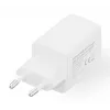 Carregador de parede DIGITUS USB GaN 45W — 1× USB-C, 1× USB-A, entrada 100–240V, branco