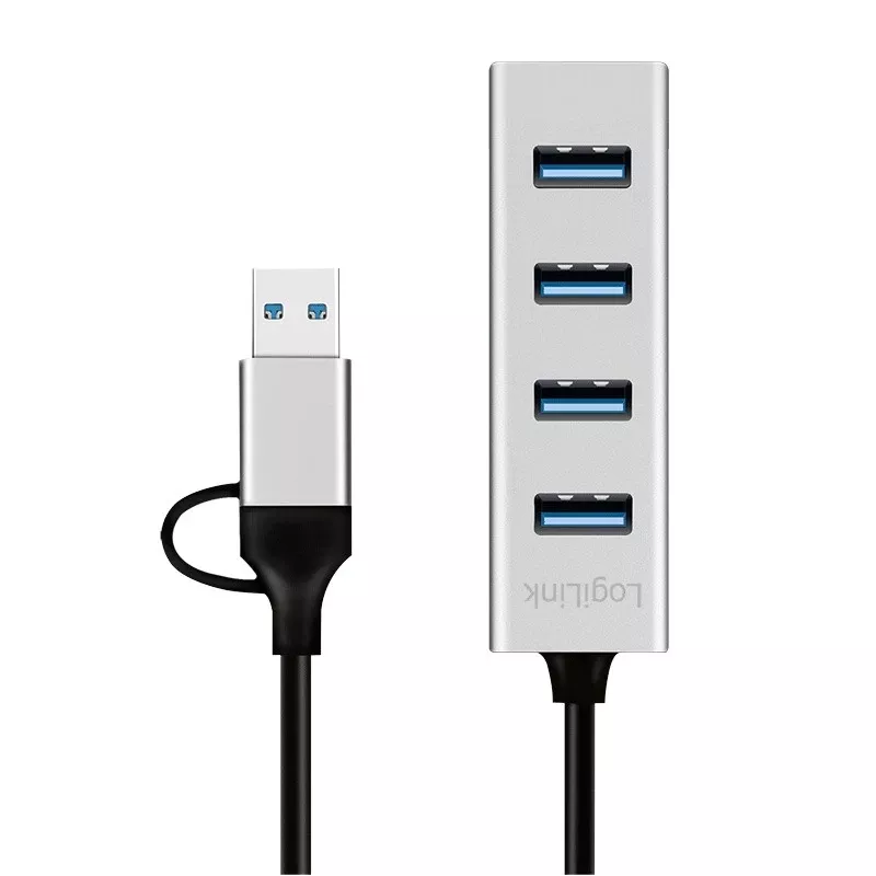Hub USB 3.0 4 portas USB-A 5 Gbit/s