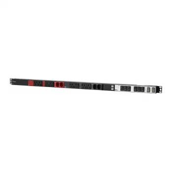 Unidade de distribuição de energia Bachmann BN ESSENTIAL Metered 24×C13 6×C19 3.0 m CEE 16/5p