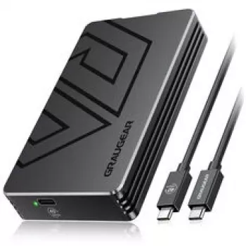 Caixa externa para SSD M.2 GrauGear G-M2U4-40G01 com PCIe 4.0 e USB‑C