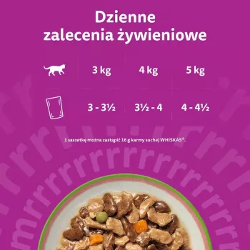 Comida húmida para gatos Whiskas Tasty Mix Chef's Selection em molho 40×85 g saquetas