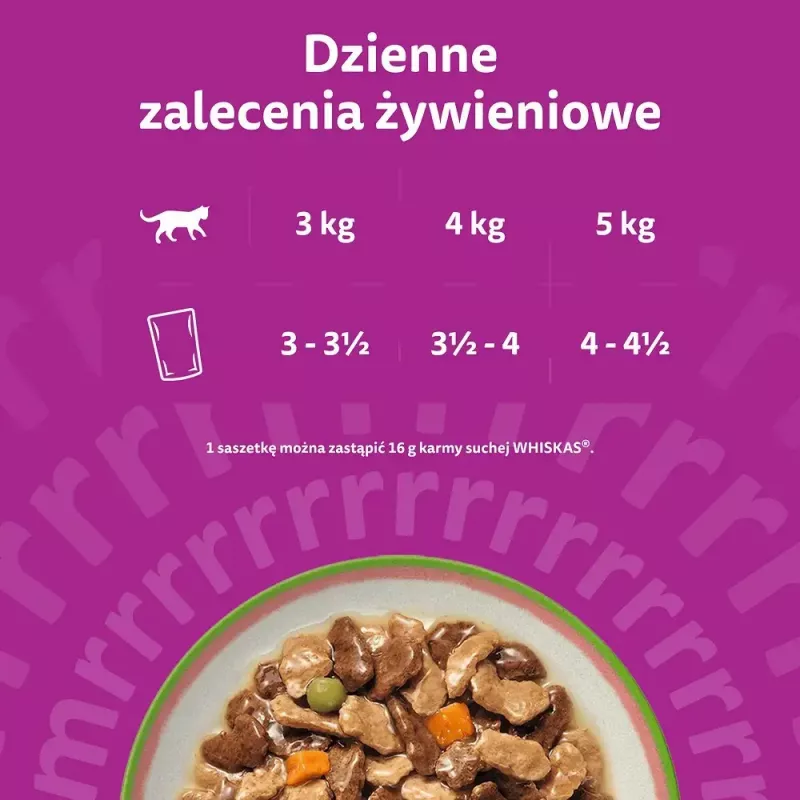 Comida húmida para gatos Whiskas Tasty Mix Chef's Selection em molho 40×85 g saquetas
