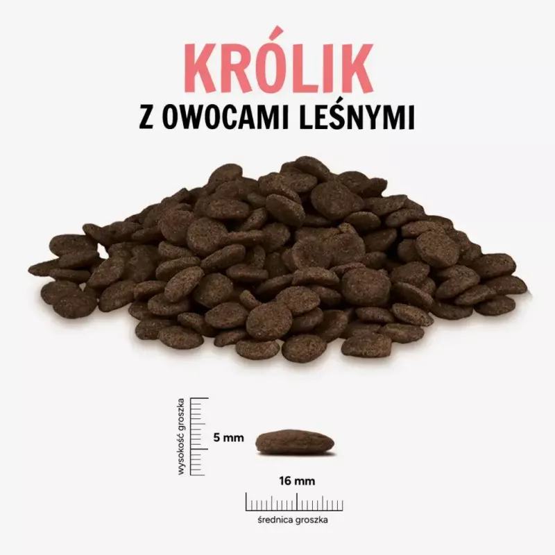 PAKA ZWIERZAKA coelho com frutos silvestres Large 9 kg comida seca para cães