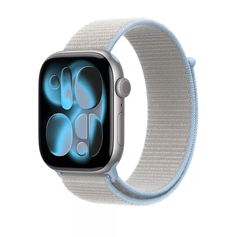 Pulseira – Apple Sport Loop para Apple Watch 46mm, Blue Mist (cinzento), unidade