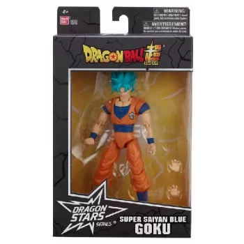 Figura de ação Bandai Dragon Stars Super Saiyan Blue Goku V2 — figura colecionável articulada