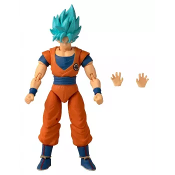 Figura de ação Bandai Dragon Stars Super Saiyan Blue Goku V2 — figura colecionável articulada
