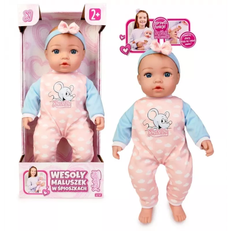Boneca bebé Artyk 45 cm – modelo Artyk 187766, corpo macio, brinquedo bebé realista