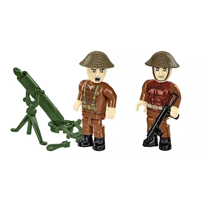 Blocos de construção Cobi Blocks Batalha de Monte Cassino diorama militar histórico COBI-2063