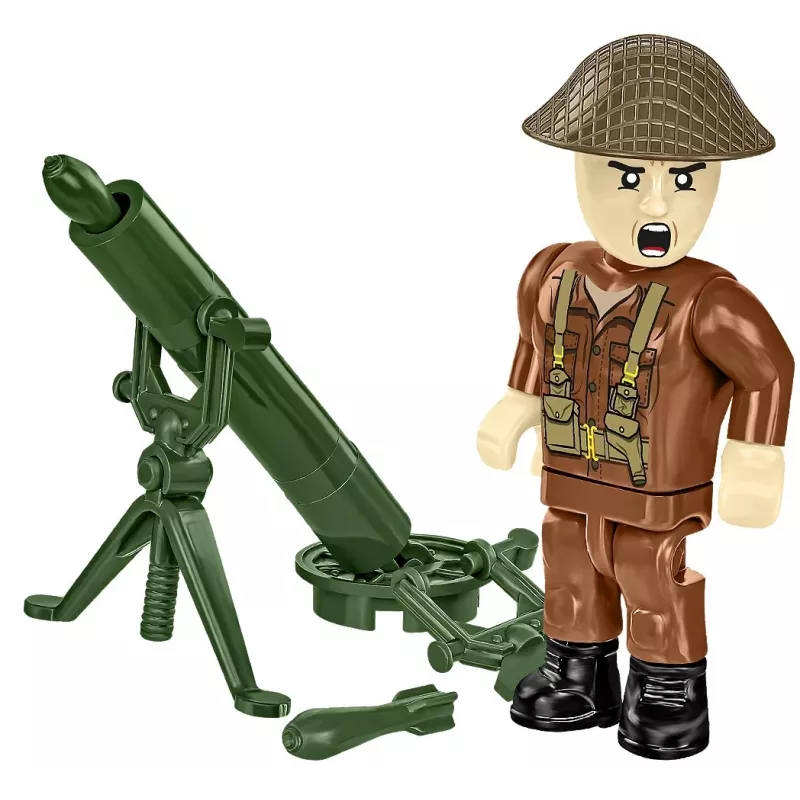 Blocos de construção Cobi Blocks Batalha de Monte Cassino diorama militar histórico COBI-2063