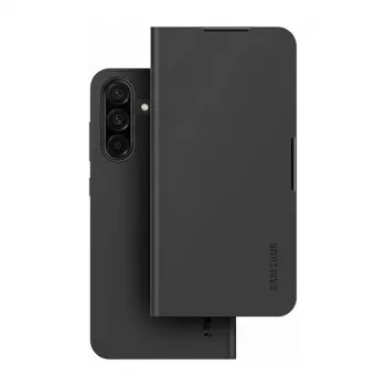 Capa com carteira Samsung Mobeen Flip para Galaxy A57 5G preto GP-FWA576AEABW