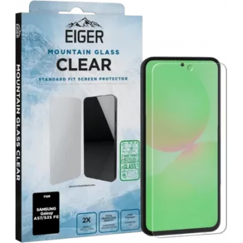 Proteção de ecrã em vidro temperado Eiger Mountain Glass Clear para Samsung Galaxy A57/S25 FE (EGSP01123)