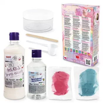 Brinquedo de trabalhos manuais TUBAN TU3864 — conjunto de slime DIY, conjunto de arte e trabalhos manuais da Polónia