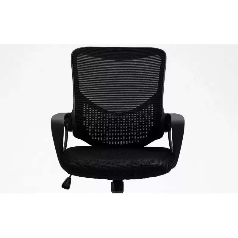 Cadeira de escritório ActiveJet YK507 preta – cadeira giratória ergonómica, tecido/PU, altura ajustável