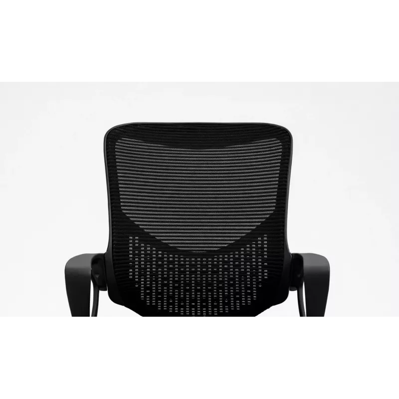 Cadeira de escritório ActiveJet YK507 preta – cadeira giratória ergonómica, tecido/PU, altura ajustável