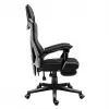 Cadeira de gaming huzaro Combat 3.1 cinzenta — assento ergonómico ajustável para gamers