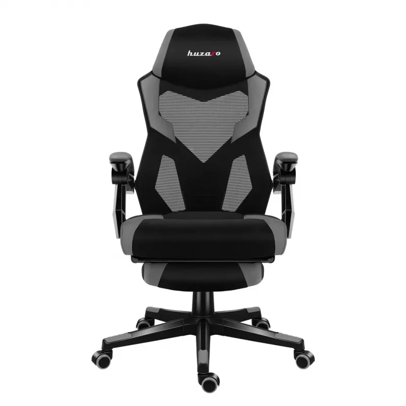Cadeira de gaming huzaro Combat 3.1 cinzenta — assento ergonómico ajustável para gamers