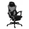 Cadeira de gaming huzaro Combat 3.1 cinzenta — assento ergonómico ajustável para gamers