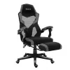 Cadeira de gaming huzaro Combat 3.1 cinzenta — assento ergonómico ajustável para gamers