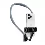 Suporte de pescoço Telesin S2-HNB-02 com suporte para telemóvel – suporte de smartphone para usar ao pescoço para filmar e ver mãos livres