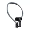 Suporte de pescoço Telesin S2-HNB-02 com suporte para telemóvel – suporte de smartphone para usar ao pescoço para filmar e ver mãos livres