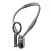 Suporte de pescoço magnético Telesin MNM-002 para iPhone (12–16) – ângulo ajustável, leve