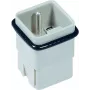 Conector macho Harting Han® Q 09 12 005 3001 5+PE, conector macho de contacto crimp, uma peça