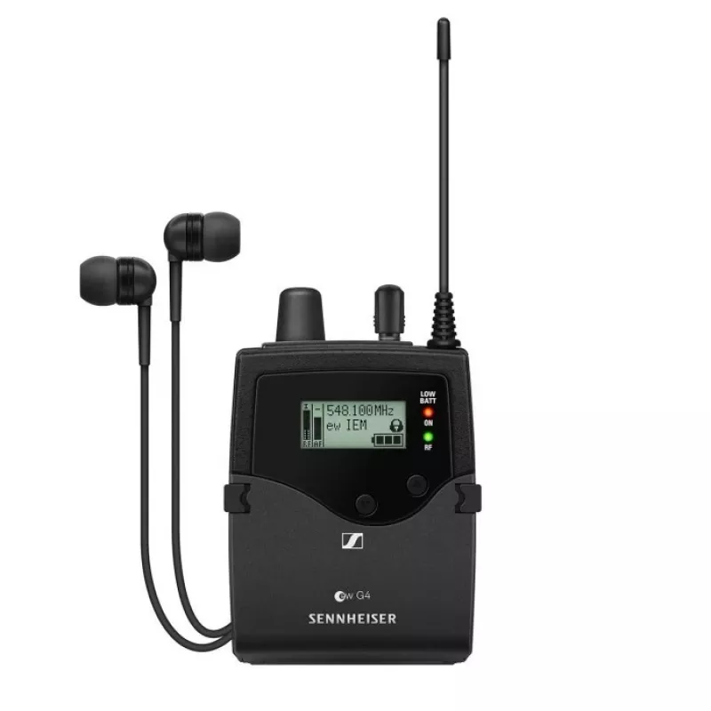Recetor miniatura estéreo in-ear Sennheiser EK IEM G4-A, 516–558 MHz