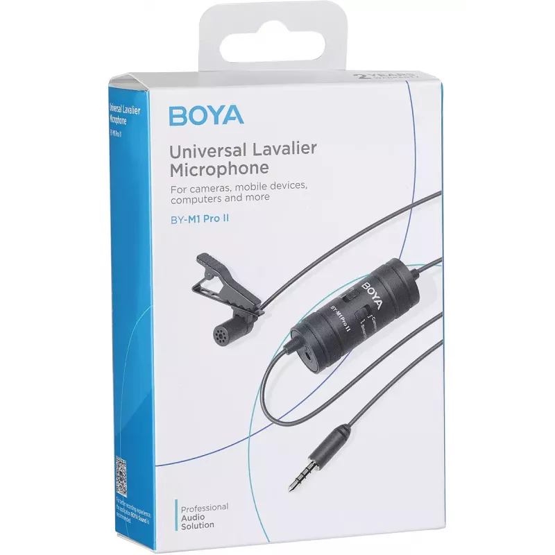 Microfone Boya BY-M1 Pro II Lavalier