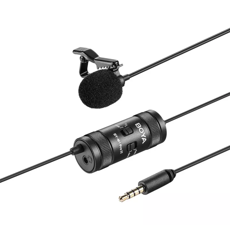 Microfone Boya BY-M1 Pro II Lavalier