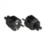Good Connections PA-0005S - tipo E/F híbrido - C5 - 250 V - 2,5 A - preto - policloreto de vinilo (PVC)