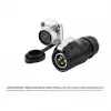 Conector industrial Good Connections S1 - Power 4 pinos M20