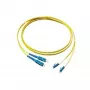 Cabo de patch de fibra ótica duplex OS2 (monomodo, 9/125) LC/SC, LSZH, polaridade reversível, 20m, GoodConnections