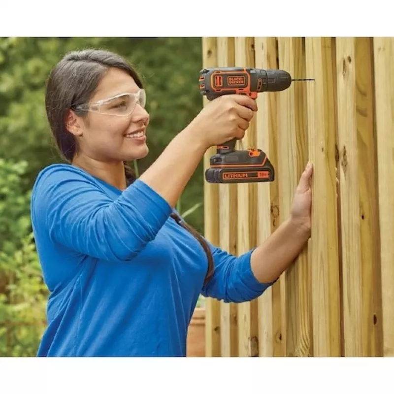 Black & Decker BDCDC18-QW berbequim 650 rpm preto, laranja