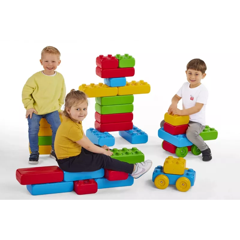 Conjunto de blocos Marioinex MI-0025CB — conjunto de 30 peças para brincadeira imaginativa