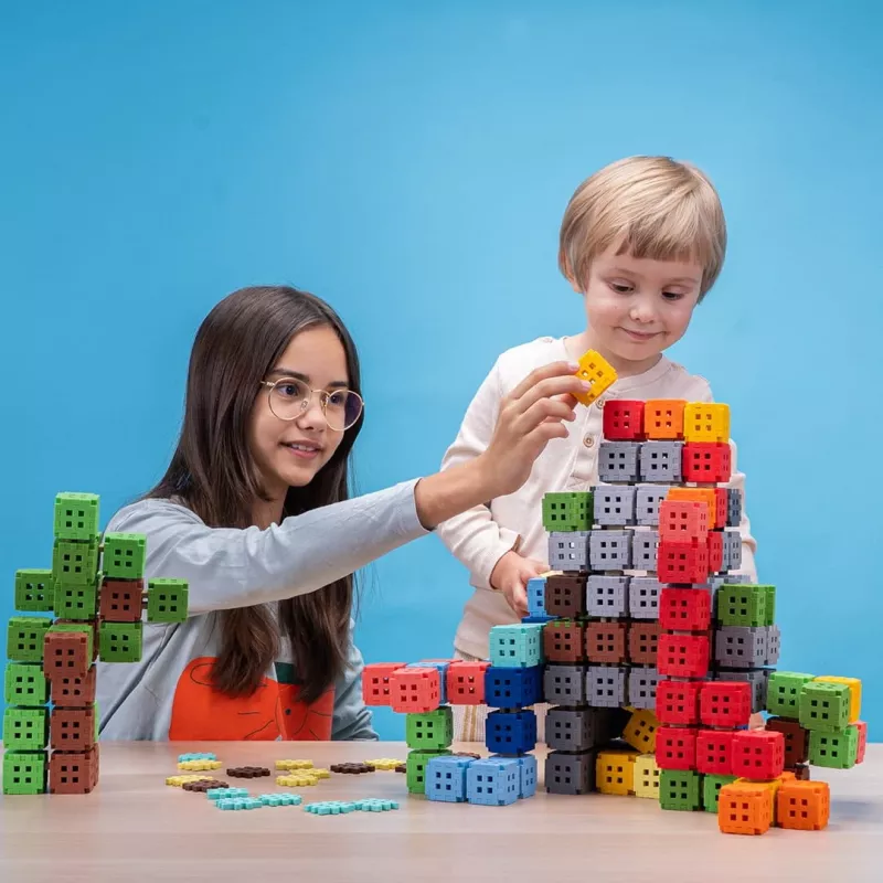 Blocos de construção Marioinex Mini Waffel modelo 908204 — conjunto de 142 peças