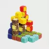 Blocos de construção Marioinex Mini Waffle 302 peças — conjunto de construção empilhável e encaixável