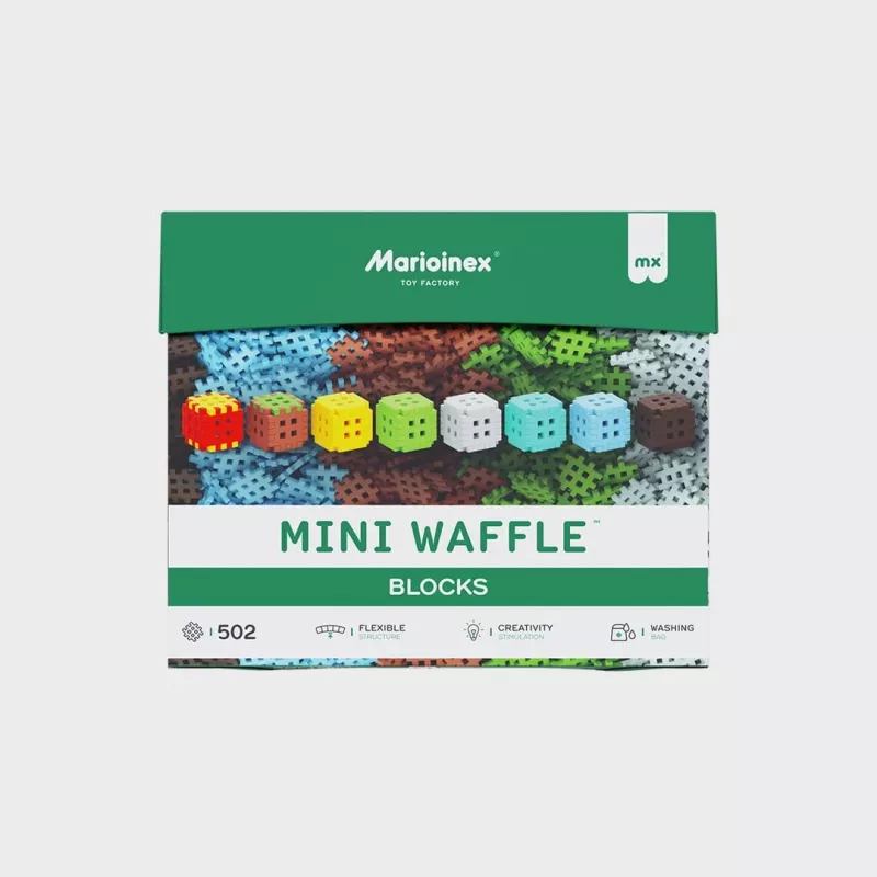 Brinquedo de construção Marioinex Klocki Waffle Mini Blocks — 502 peças
