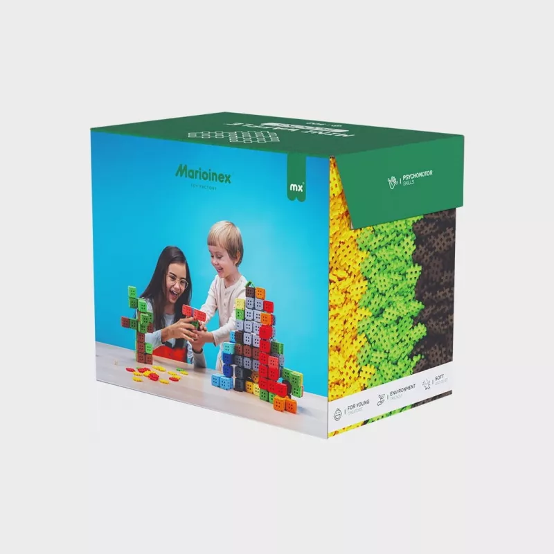 Brinquedo de construção Marioinex Klocki Waffle Mini Blocks — 502 peças