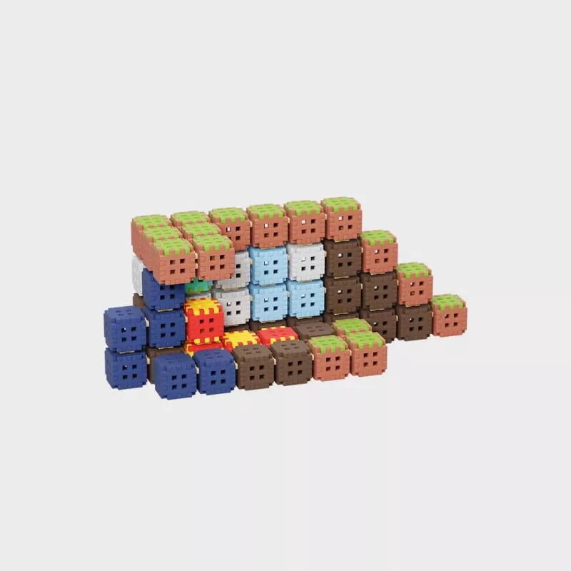 Blocos Marioinex Mini Waffel 406 peças — conjunto de construção para brincadeira criativa