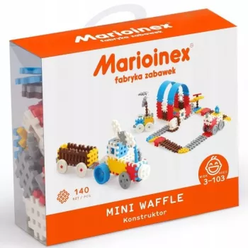Blocos de construção Marioinex Mini Waffle Set 2 — 140 peças, brinquedo de construção encaixável