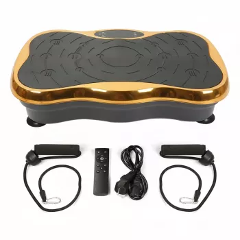 Plataforma vibratória Extralink para treino fitness Moonwalk Spinmove Gold