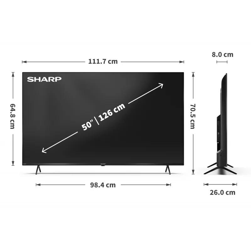 TV LED 50 polegadas 50GK4445E