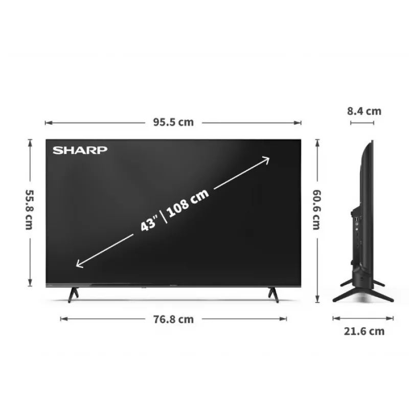 TV LED 43 polegadas 43HE2445E