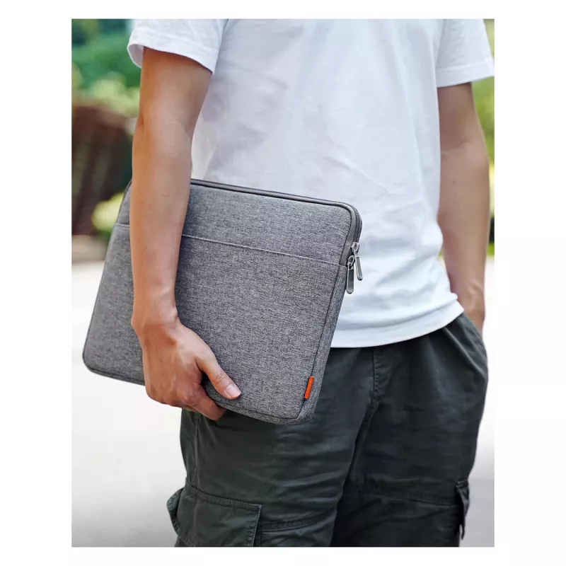 Capa de proteção Inateck LB01005 para portáteis de 35,6 cm (14 polegadas), cinzento, superfície de cor única