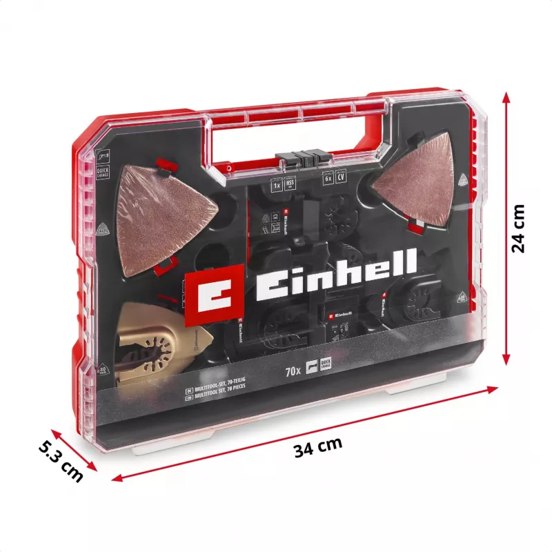 Disco de serra circular EINHELL 708170 para HM/BiM HCS – adequado para alumínio, aço oxidado, aço cromo-vanádio