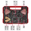 Disco de serra circular EINHELL 708170 para HM/BiM HCS – adequado para alumínio, aço oxidado, aço cromo-vanádio
