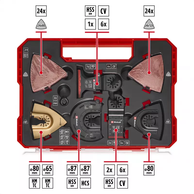 Disco de serra circular EINHELL 708170 para HM/BiM HCS – adequado para alumínio, aço oxidado, aço cromo-vanádio